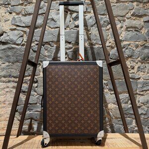 Louis Vuitton SS23 Runway Monogram Macassar Rolling Trunk